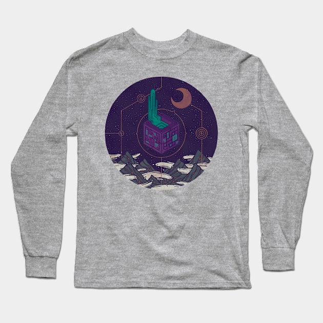 It appeared in the night sky, and it made the wind sharp Long Sleeve T-Shirt by againstbound